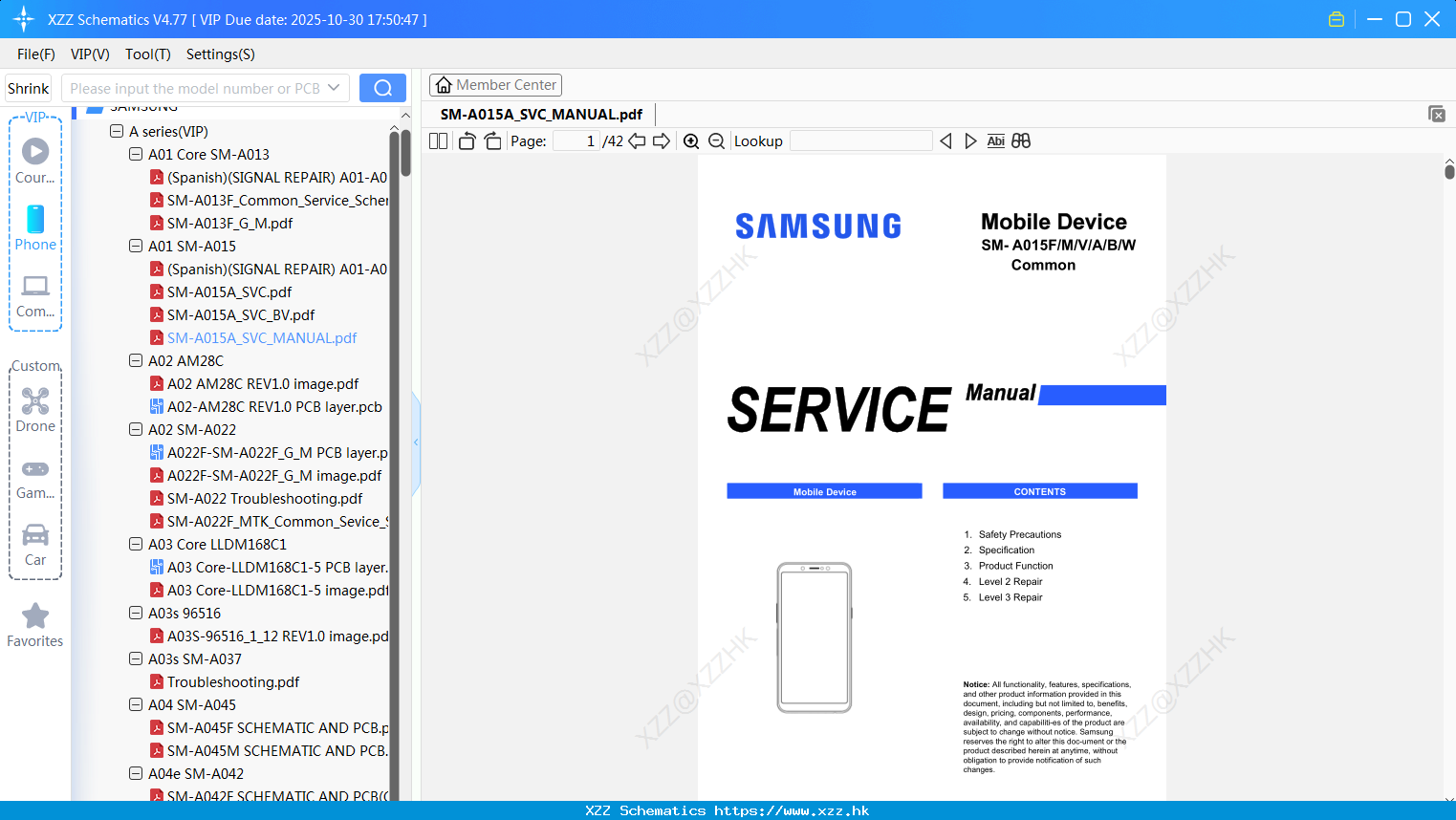 Samsung SM-A015A_SVC_MANUAL